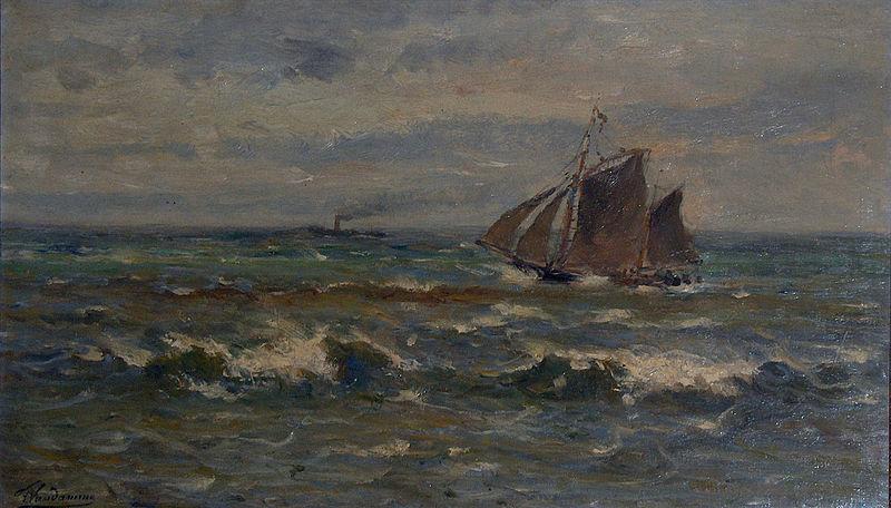 unknow artist Marine Germany oil painting art